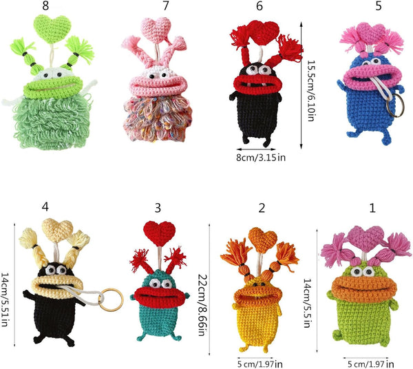 CrochetPals Cute Key Cover Keychain