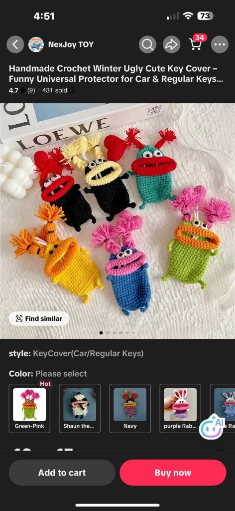CrochetPals Key Covers