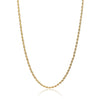 3mm Rope Chain - Gold